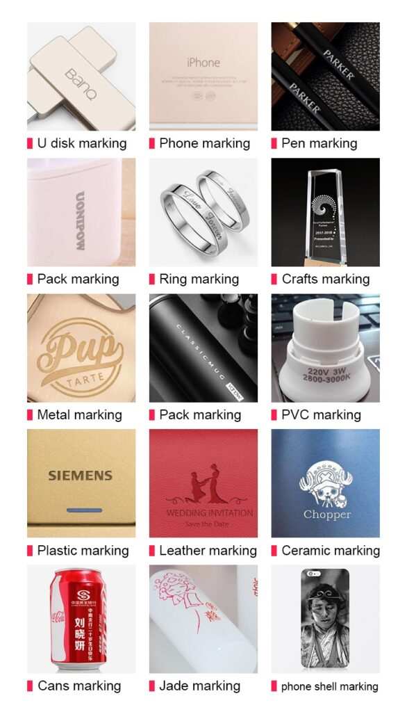 fiber laser marking machine 20w 30w 50w