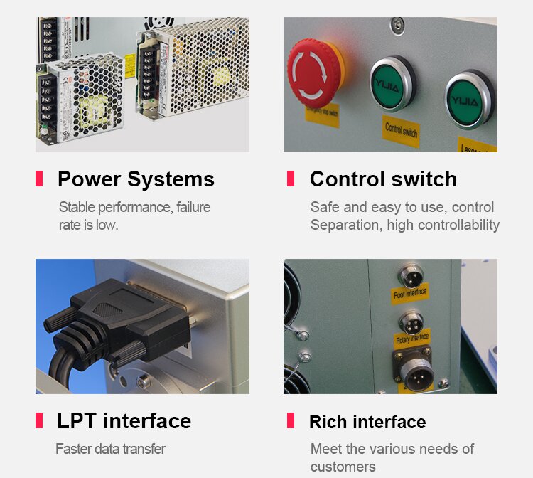 Split fiber laser marking machine 20w 30w 50w
