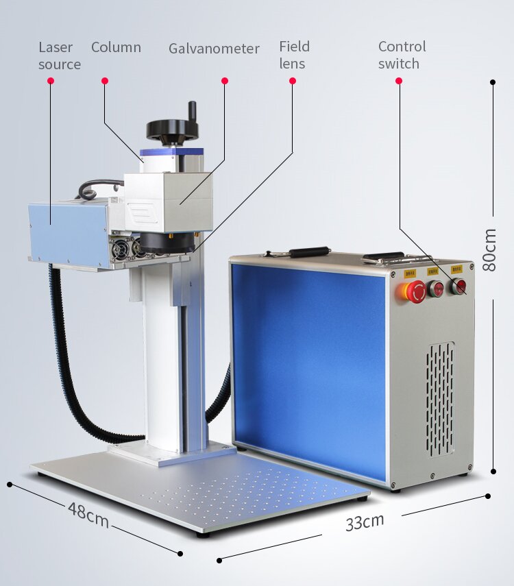 split uv laser marking machine 3w 5w 10w