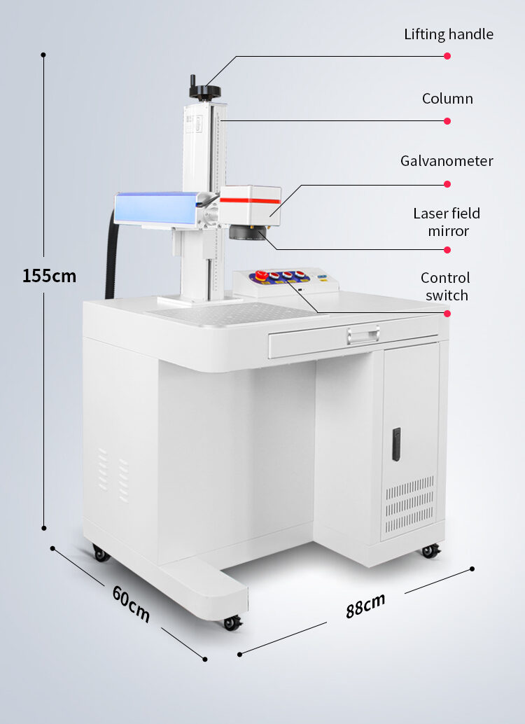 desktop fiber laser marking machine 20w 30w 50w