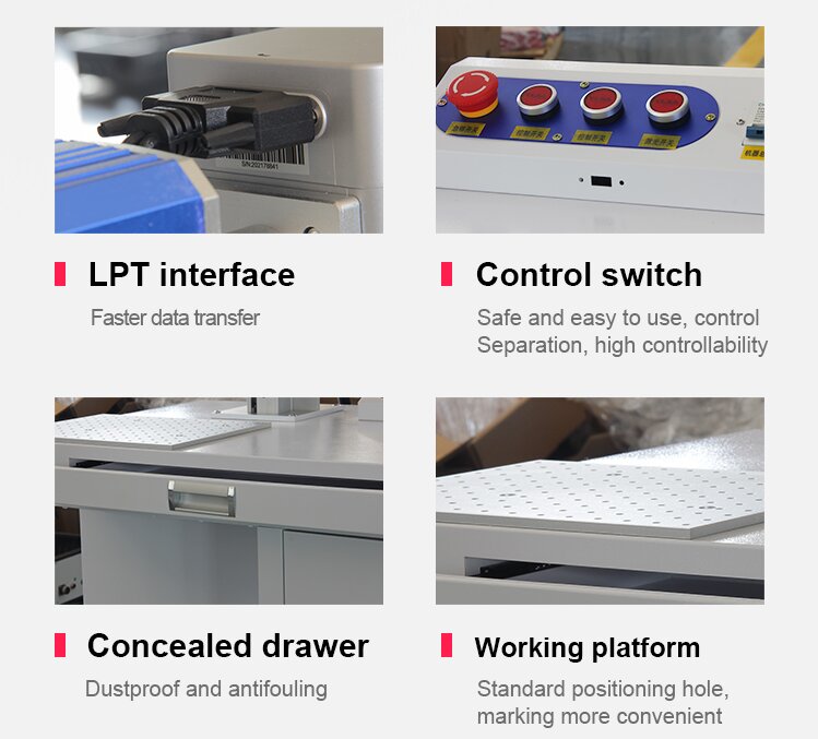 desktop fiber laser marking machine 20w 30w 50w