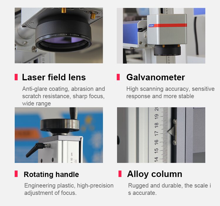 desktop fiber laser marking machine 20w 30w 50w