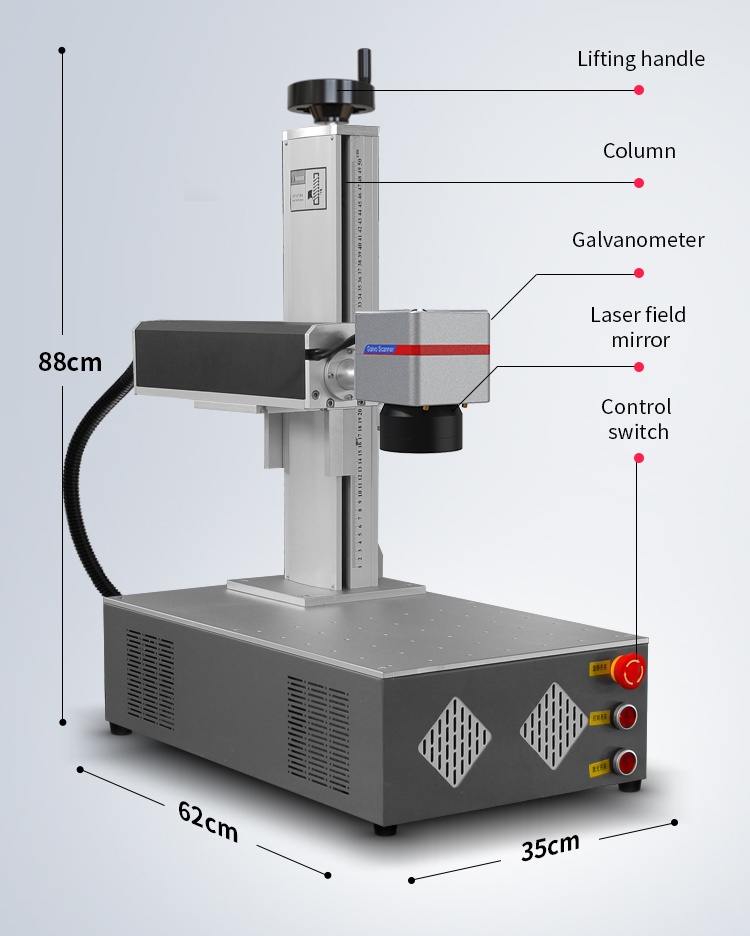 fiber laser marking machine 20w 30w 50w