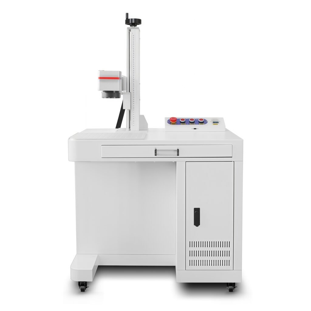 Desktop fiber UV laser marking machine for all metal