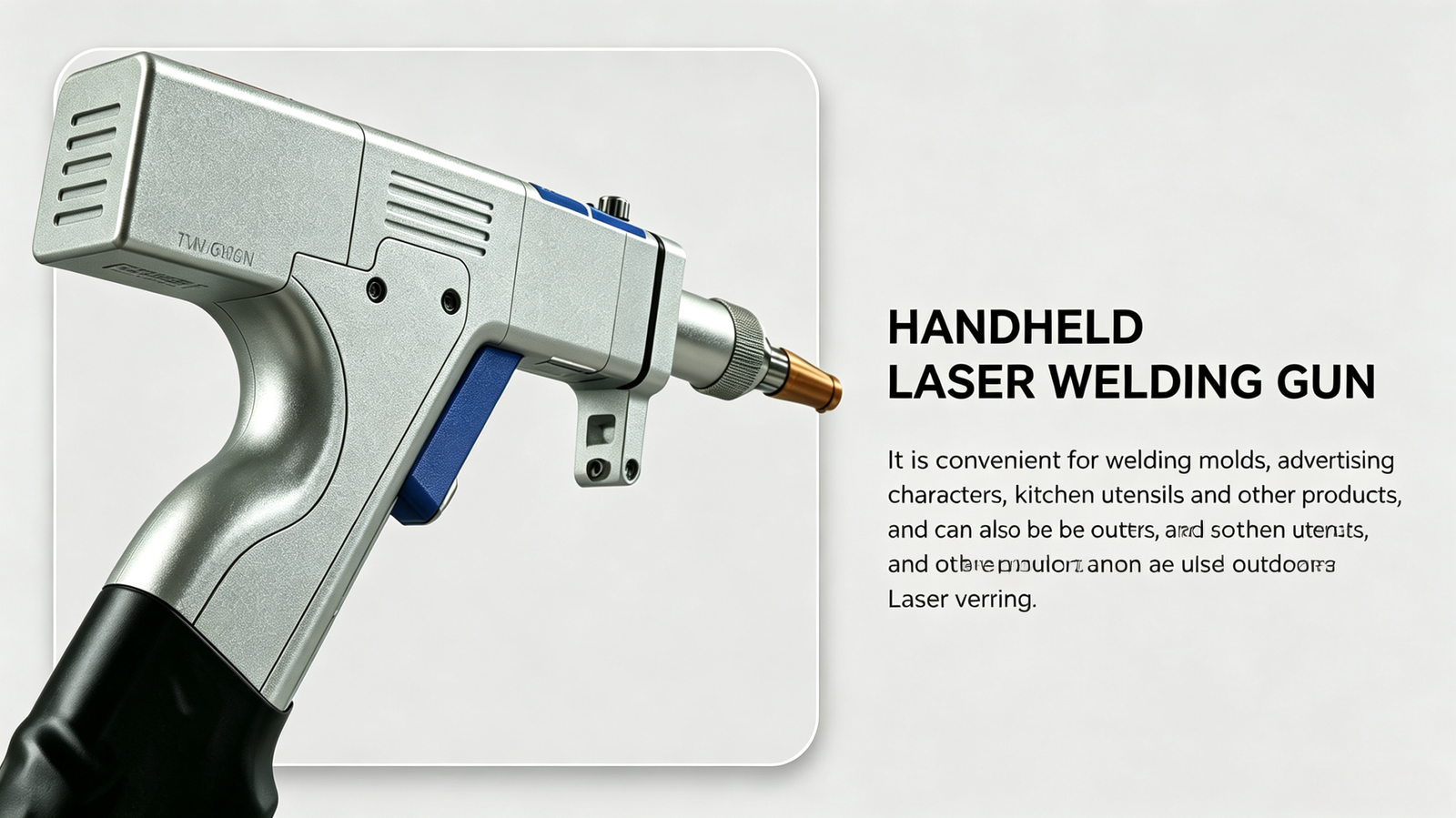 Handle fiber laser welding machine for metal stainless steel welding